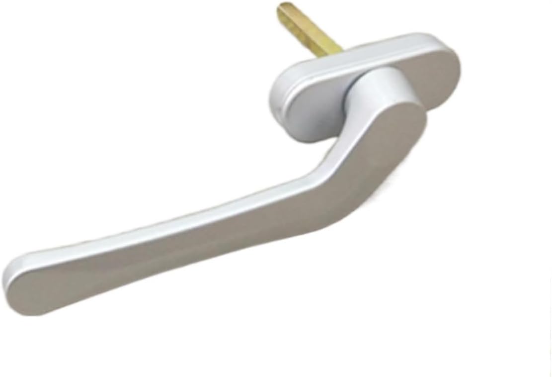 Casement Locking Handle,Window Locks Handles for upvc Windows Lock, Screen Folding Door Sword-Shaped Thin Flat Square Steel Left and Right