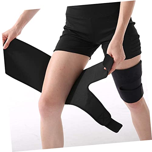 2PCS Thigh Brace Adjustable Sweat Band para Soporte en Muslo miniatura 2