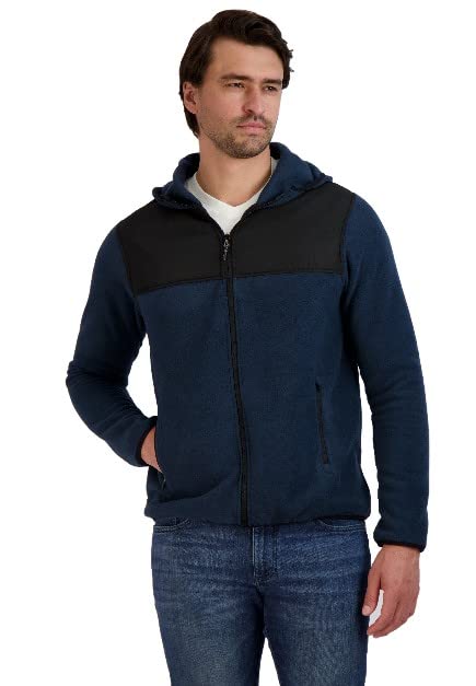 Swiss Alps Mens Full Zip Hooded Performance Polar Fleece Jacket Sweatshirt With Pockets Long Sleeve Fleece Outdoor Jacket4