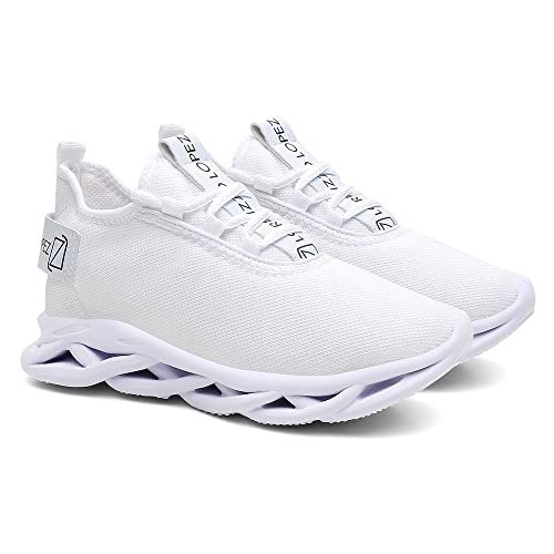 Kit 3 Tênis Masculino de Academia e Corrida Leve Macio e Confortável - Preto/Vermelho/Branco/43