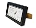 Golden State Art, Wood Frame for 4x9 Business License Certificate with Real Glass & Table-top Display, Black