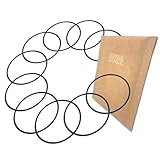 Float Bowl Gasket for Honda GX110 GX120 GX140 GX160 GX200 GXV120 GXV140 GXV160, Carburetor Bowl Seal O-Ring Replaces 16010-ZE1-812, 16010-ZE1-811, MTD 951-11589, 10 Pack
