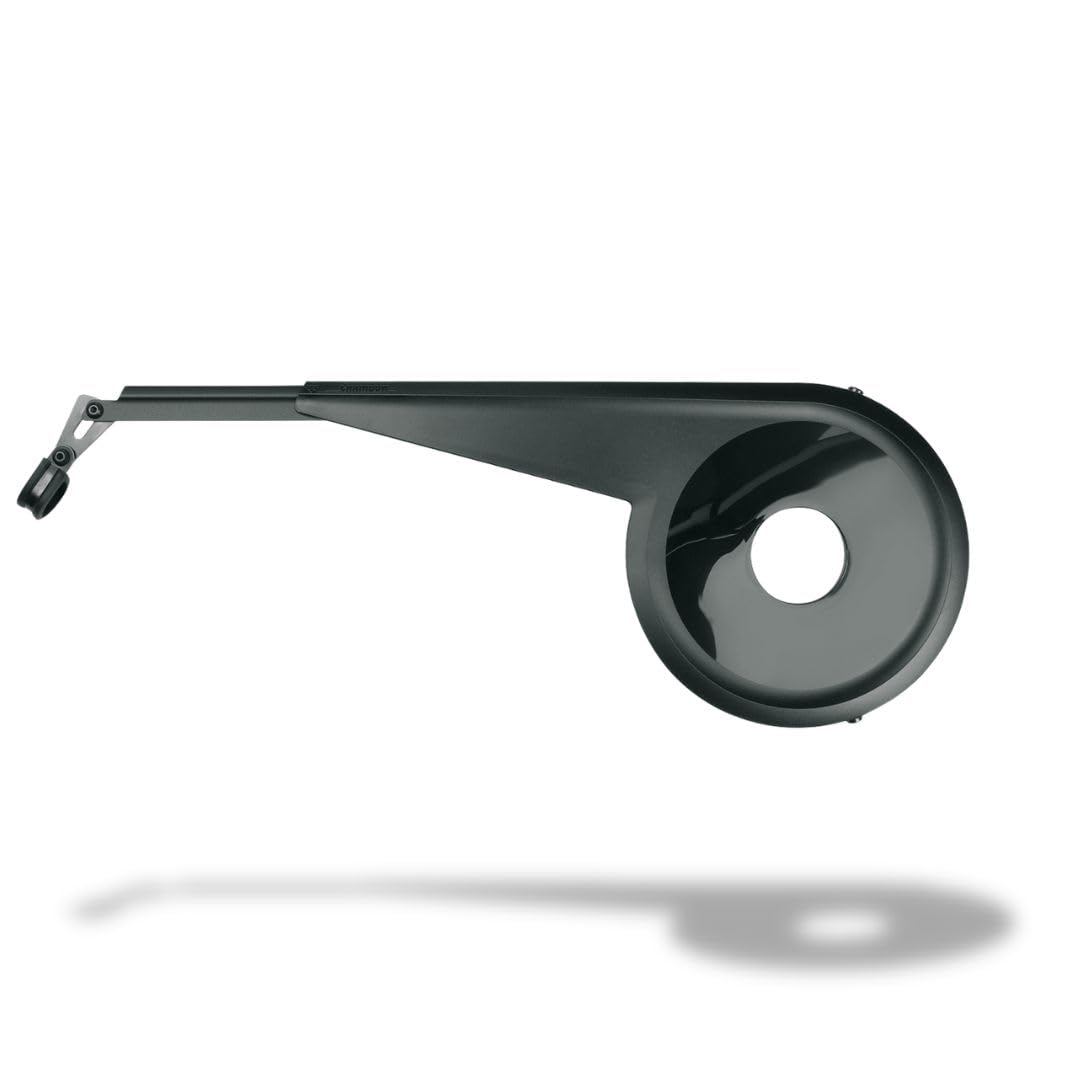 SKS GERMANY CHAINBOW_E BOSCH GEN. 4 paracatena per bicicletta (stabile, leggero e flessibile, funzione telescopica, protezione perfetta per motori Bosch, paratena), nero