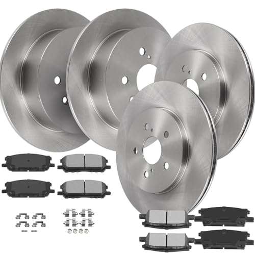 Image of SCITOO Brake Kits Front Rear Disc Brake Rotor & Pads:31392;D1005;31356;D996 | Fit For Lexus For RX330 2004-2006,For RX350 2007-2009,For RX400h 2006-2008,For Toyota For Highlander 2006-2007