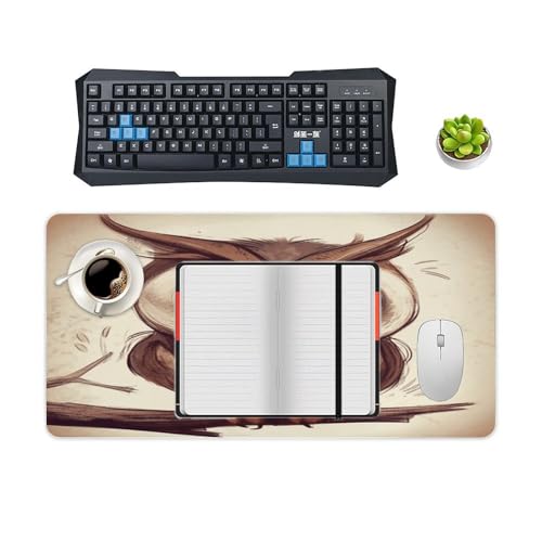Cute Owl Desk Pad grande goma antideslizante 30x60cm miniatura 4