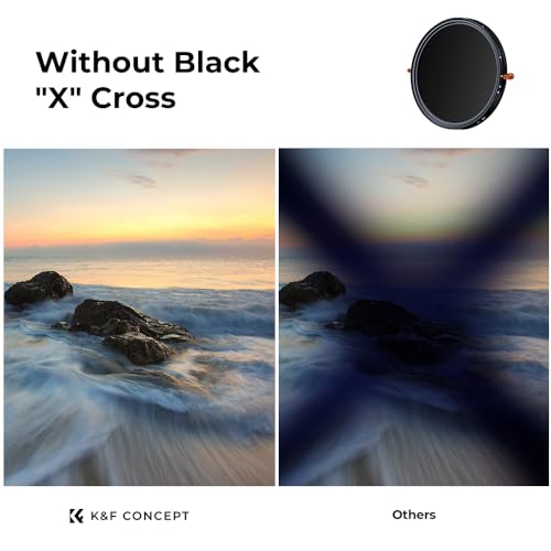 Image of K&F Concept Variable Fader ND2-ND32 ND Filter and CPL Circular Polarizing Filter 2 in 1 NO X Spot Aluminium Alloy Frame for All Camera Lens (49MM)