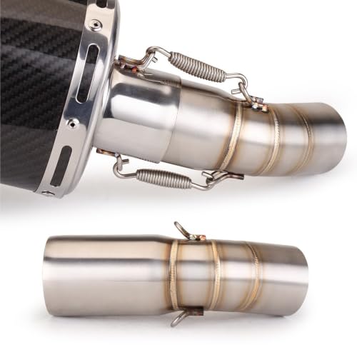Ligne échappement Leoncino 500 : raccord intermédiaire en acier inoxydable premium 51mm - 2
