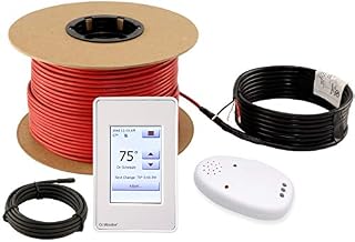 LuxHeat Floor Heating Cable Set, 40 Sqft 240v Electric Radiant Floor Heating System