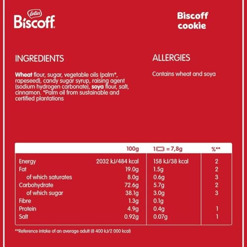 Image of Lotus Biscof Biscuit, 250g (Imported) (2 Pack)