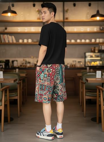 Image of Lymio Printed Short for Men|| Men Short || Stylish Look Design Shorts (Shorts-50-52)