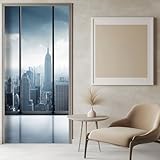 Imperméable & Durable: Fabriqué en PVC écologique, ce papier peint pour porte est résistant à l’humidité, à l’huile et aux rayures. non toxique, sans odeur. Ce papier peint porte autocollant est facile à nettoyer, ne se déchire pas et garde ses couleurs vives dans le temps