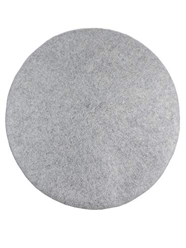 NYFASHION101 French Style Lightweight Casual Classic Solid Color Wool Beret, Heather Gray