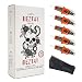 BEZTAT Ultra Premium Professional Cartridge Needles w/Grip & Machine Covers Sleeves #10 Bugpin Magnum 20 Pack (1015M1)