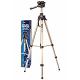 VidPro Heavy-Duty 56' Aluminum Tripod with 3-Way Pan & Tilt Head and Case