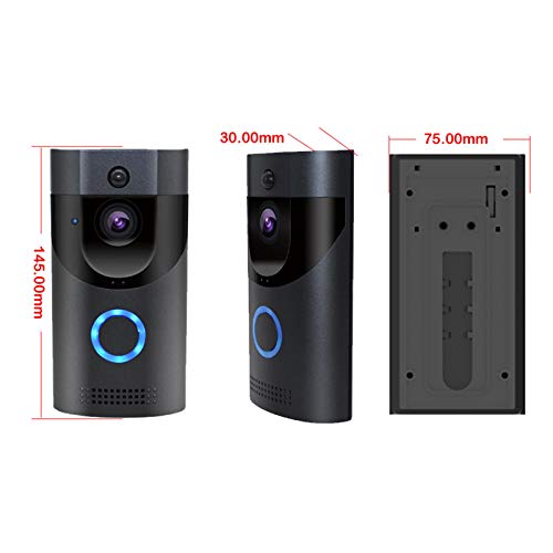 QGGESY WiFi Campanello/videocitofono Senza Fili da...