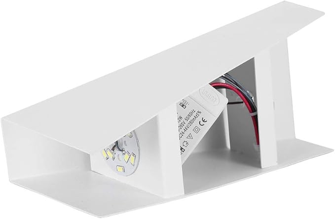 Haofy Ymiko 10W moderne wandlamp wandlamp warm wit voor slaapkamer gang trappen badkamer binnenverlichting lamp (wit)