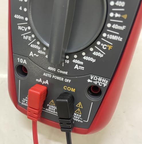 Image of Multimeter Leads, 1000V 10A Meter Leads & Gold-Plated Needle Multimeter Probes