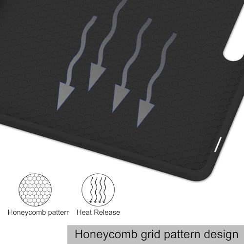 Image of ProElite Cover for Samsung Galaxy Tab S10 FE Plus 13.1 inch, Soft Flexible Flip Case Cover for Samsung Galaxy Tab S10 FE Plus 13.1 inch Cover, [Recoil Series]- Black