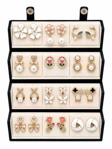 Image of Shining Diva Fashion 12 Pairs Set Earrings for Women Girls with Stylish Organizer Box | Valentine Birthday Rakshabandhan Gifts for Girls Girlfriend Wife Sister