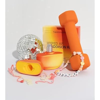 Addison Rae Fragrance Hyped - Woody Citrus Scent - Perfumes for Women with Mandarin, Blood Orange, Pomelo - Long Lasting Body Spray for Women- 3.4 oz