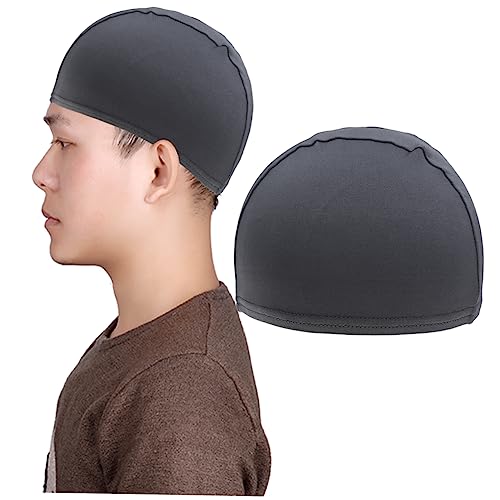 SHERCHPRY Cykelkepsar snabbtorkande kepsar sporthatt övningshatt inre keps hatt för solskydd Flebocaps softboll noggrannhet uppblåsbar banan hjälm sporthjälm elastisk halsduk mörkgrå, Mörkgrått, 18