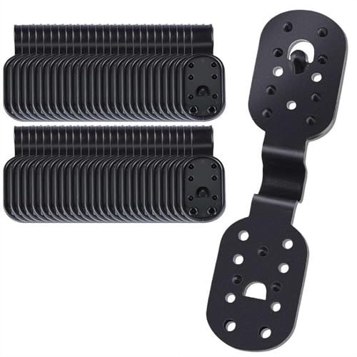 Lot de 50 clips robustes pour pare-soleil pour serre et jardin, résistant aux UV avec dents de verrouillage, fermeture de bâche réglable pour pergola et abri auto, serre