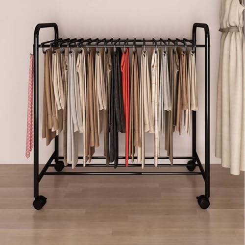 Porte-pantalons roulant pour optimiser le dressing de la chambre - 5
