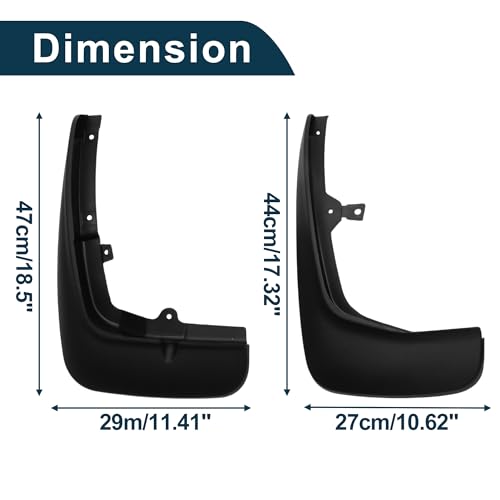 Image of Mud Flaps Splash Guards for Land Rover Range Rove Sport 2005-2013 W /Mount Accessories Mud Guards Front and Rear 1 Set