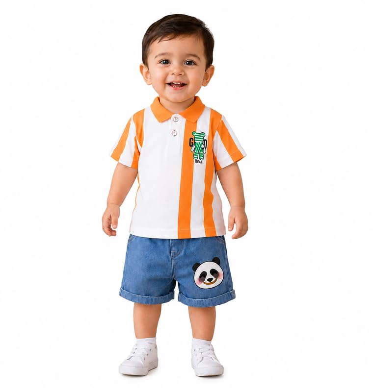 Baby Boy Clothes Cotton Dress Set | Kids T-Shirt Shorts Combo | Baby Boy Summer Wear | Boys Clothing Set | Kids Dress For Boys Casual Outfit-image-30