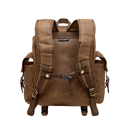 Cocktail Kingdom Bartender's Backpack - Brown2