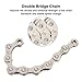 OUKENS 11 Speed Chain, 116 Links Rust Proof Tensile Resistant Sensitive Bike Chain,Bicycle Chain for Road Mountain Folding Bikes,Bike Chain Replacement