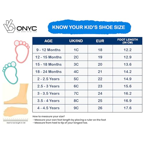 Image of ONYC AIRY Toddler First Step Breathable Shoes for Boys and Girls