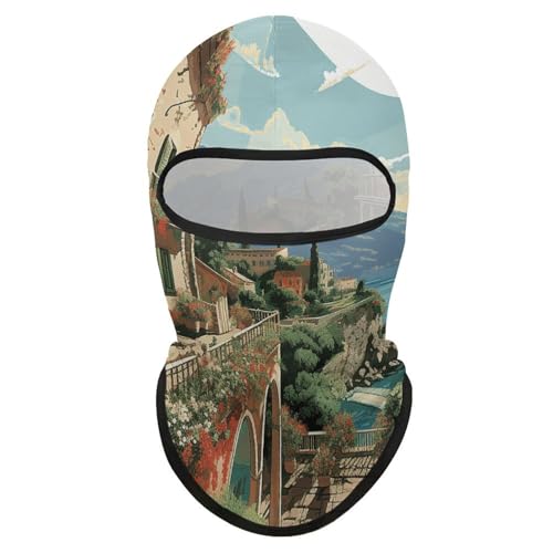 Balaclava para hombre, máscara para esquí y ciclismo, cubreboca para verano e invierno, protección facial multifuncional miniatura 1