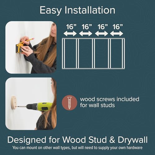 Image of Wall-Mounted Cat Perch & Scratching Post (Modern Cat Wall Furniture) - Milestone | FurHaven Ascentials