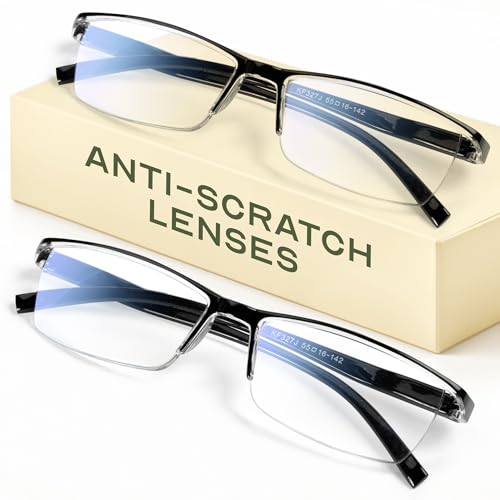 Image of Gaoye Executive Style Reading Glasses Men - Durable Readers with Blue Light Filtering - Comfortable Fit with TR90 Frames