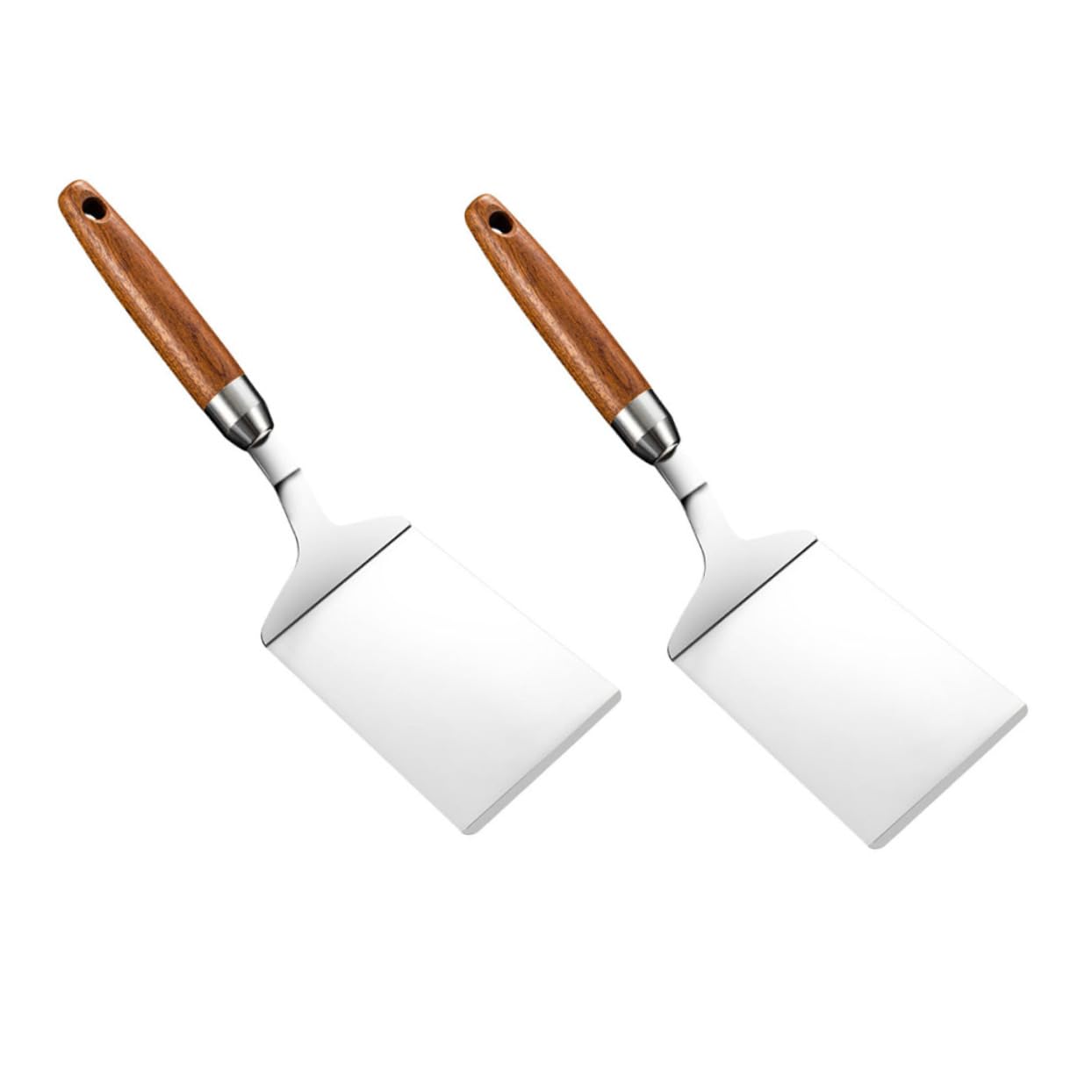 Toyvian 2pezzi Spatole per Bistecca in Inossidabile Utensili da per Bistecca Utensili da Spatole per Servire Bistecche Pizza Barbecue e Altri Alimenti Come per Inaugurazione