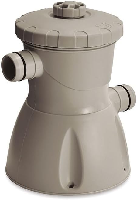 Ehlis Inflatable Circular Rattan Pool - 366 x 76 cm - with Scrubber - 5.455 Litres