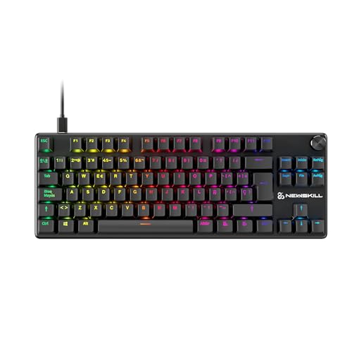 Newskill - Serike Tkl V2, Teclado Gaming Rgb Mecánico Personalizable, Sin Teclado Numérico, Interruptores Newswitch Lineal Red, Disposición Qw Newskill - Serike Tkl V2, Teclado Gaming Rgb Mecánico Personalizable, Sin Teclado Numérico, Interruptores Newswitch Lineal Red, Disposición Qw