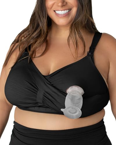 Kindred Bravely Sublime Pumping Bra Hands Free, Adjustable Pumping & Nursing Bra with EasyClip for All Breast Pumps