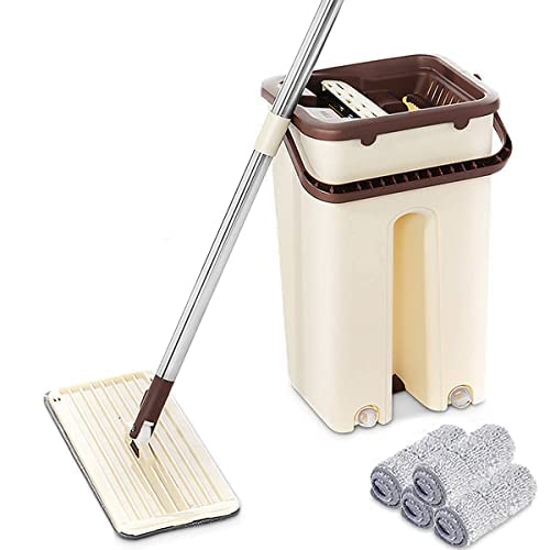 Ganraj Foldable Flat Mop and Buckets Set, Fast Wash and Dry Flat Mop Cleaning System Floor Cleaner Mop with 2 Squeegee Mop Pads (B0BSPXG5VB) Amazon Price History, Amazon Price Tracker
