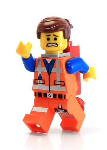 LEGO The Movie Loose Minifigure Emmet with Piece of Resistance [Grin]