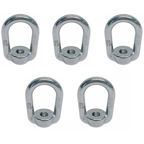 5 PC SS-316 Eye NUT 5/16