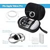 JSVER Carrying Case for Meta Quest 3S Hard Trave Case for Oculus Quest 3/ Quest 3S/ Quest 2/ Vision Pro VR Headset, Storage Case For Meta Quest 3, Official Elite Strap, Controllers and Accessories