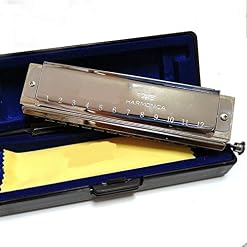 KIRANDIE 12 Trous Chromatique Harmonica Bouche d’orgue Instrumental clés de C Instruments de Musique Place… - Les Beatles, Paul McCartney, John Lennon, RIngo Starr, George Harrison KIRANDIE 12 Trous Chromatique Harmonica Bouche d'orgue Instrumental clés de C Instruments de Musique Place… – Image 4