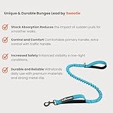 Sweetie Bungee Dog Lead - Shock Absorbing Leash that Softens Pulls & Stops – Neoprene Padded Loop & Traffic Handles for Extra Comfort - Reflective for Safer Night Walking - Image 6