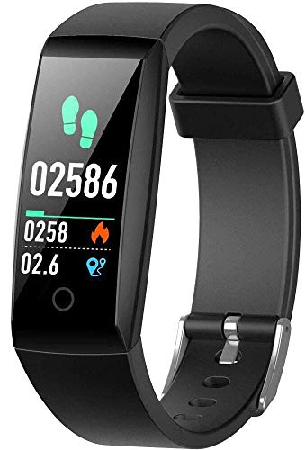 Pulsera Actividad Inteligente Pulsera de Actividad con Pulsómetro SpO2 Sueño Podómetro Monitor de Actividad Deportiva Ritmo Impermeable IPX67 Fitness Tracker Smartwatch para Mujer Hombre