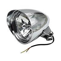 Scheinwerfer Kopf Licht Lampe Electroline Bronze Alu Für Chopper Bobber Scheinwerfer Kopf Licht Lampe Electroline Bronze Alu Für Chopper Bobber