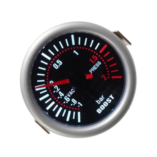 BildeeMait 52 mm Noir pour Cadran Turbo pour Jauge Boost,