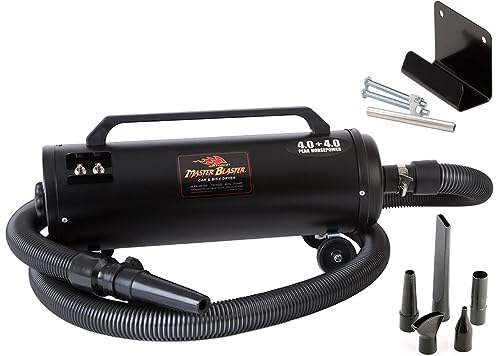 Metro Vac MB-3CD Air Force Master Blaster 8-HP Car & Motorcycle Dryer Bundle with Wall Mount Bracket