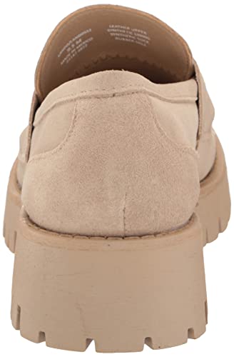 Steve Madden Women's Lando Loafer, Tan Suede, 6 #TOP2
